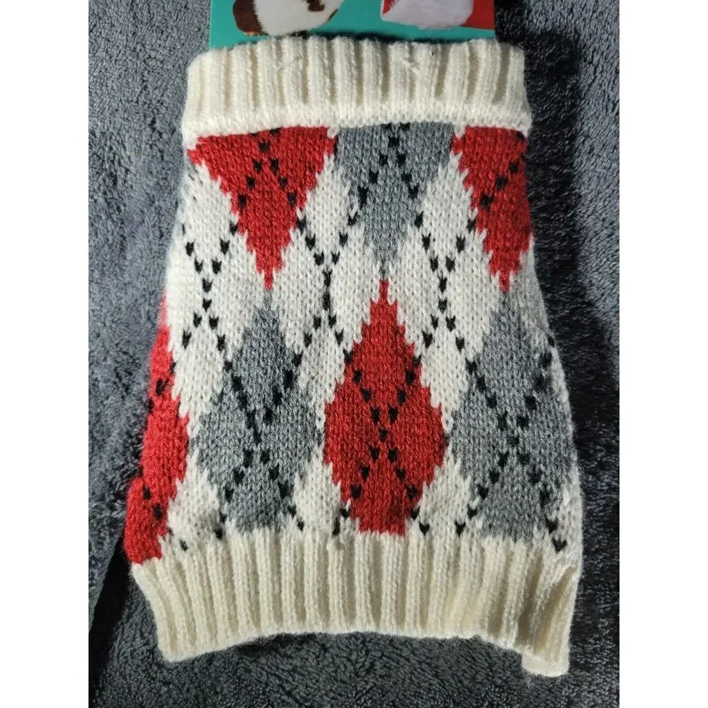 Diamond Sweater, Argyle Sweater for Guinea Pig 